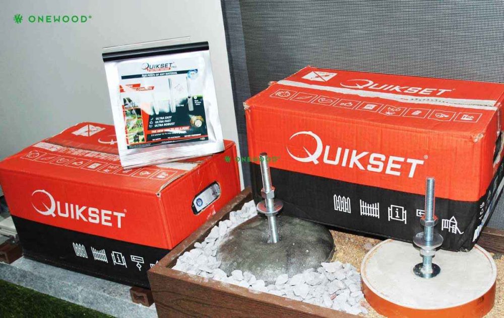 Quikset montavimas be betono